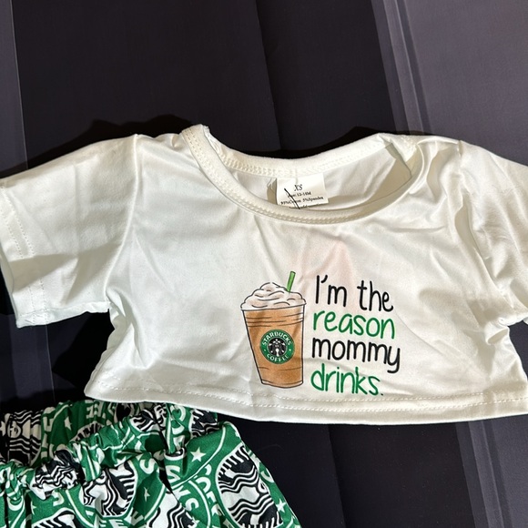 Starbucks baby/toddler girls 2 piece set - Picture 5 of 6